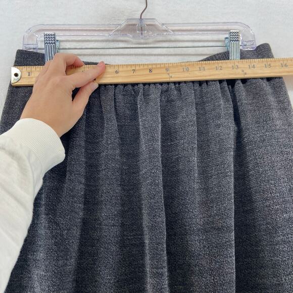 Oska Gray Wool Blend Midi Skirt Size IV US Size 12 / 14 - Picture 5 of 6